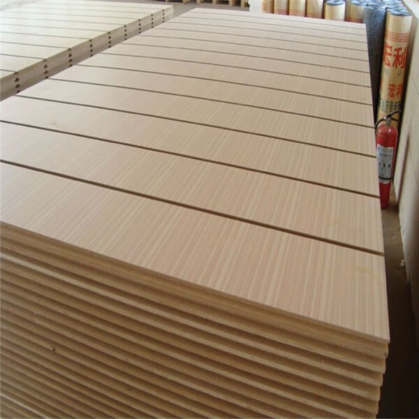 Slotted mdf